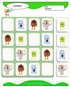 Sudoku Çocuk Bulmacaları